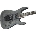 JACKSON - JS32Q - JS SERIES DINKY - ARCH TOP - Amaranth FINGERBOARD - Transparent Black