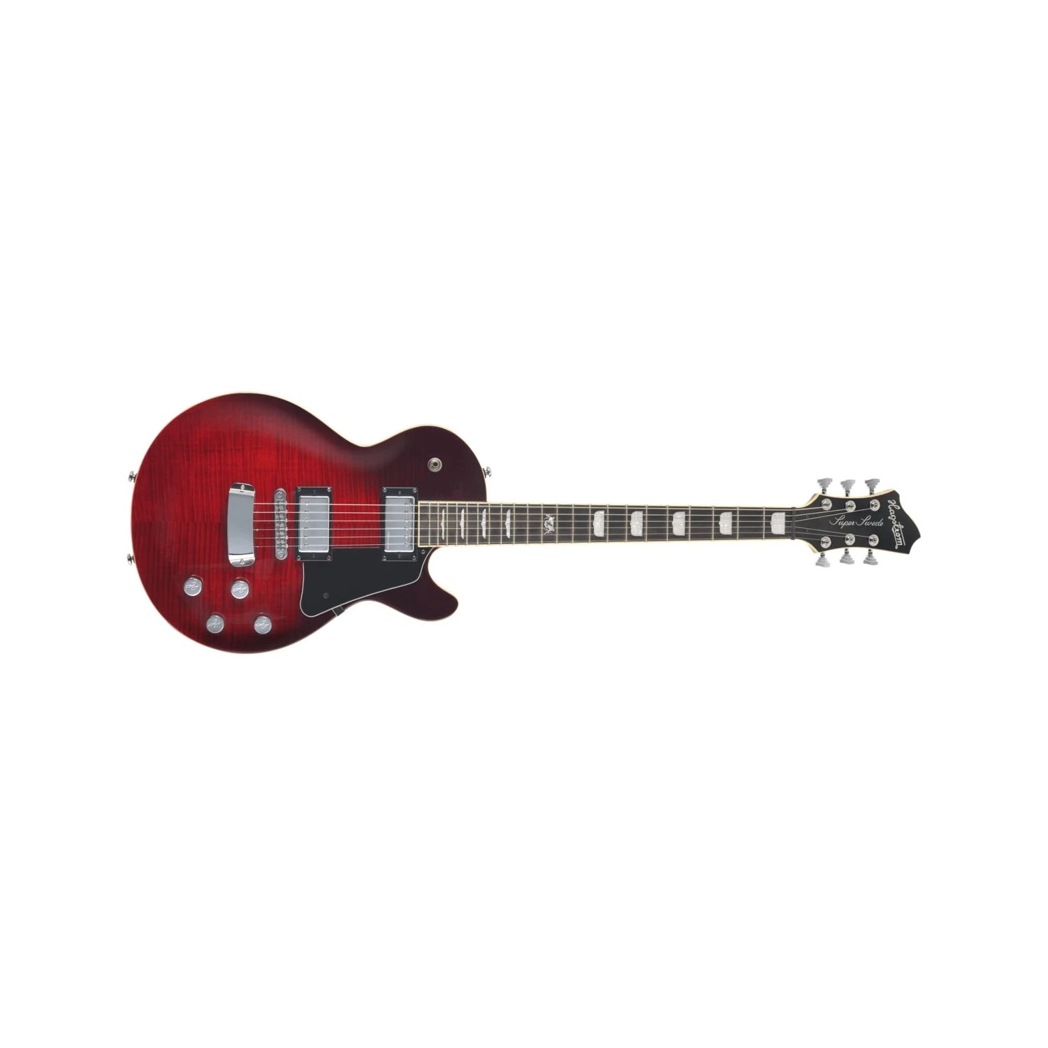 HAGSTROM - SUSWEMK3-CFL - SuperSwede MKIII avec étui - Crimson Flame