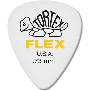 DUNLOP - 428P.73 - Yellow 0.73mm Tortex® Flex Standard - 12 pack