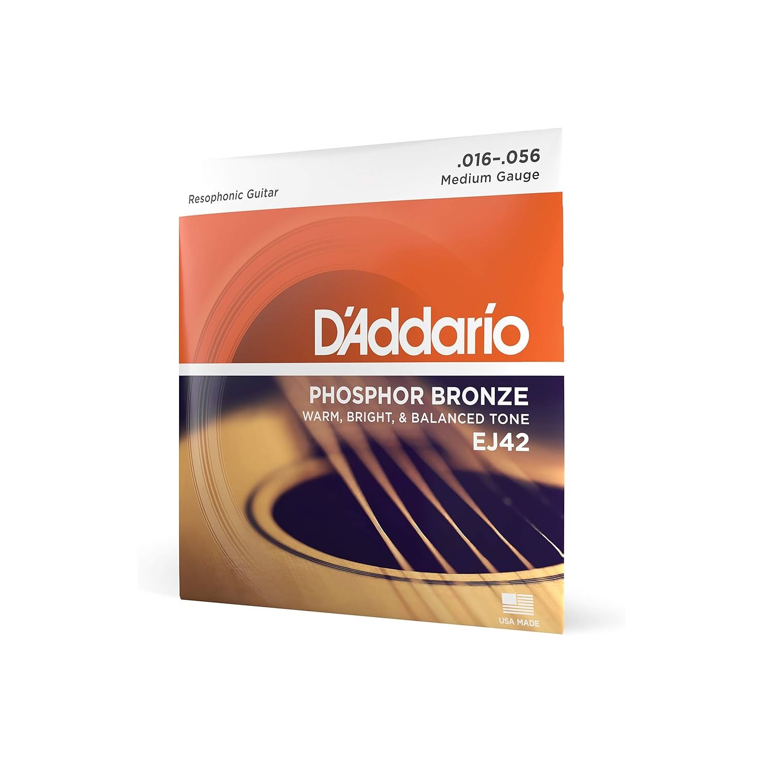 D'ADDARIO - EJ42 - Resophonic Guitar Strings - 16-56