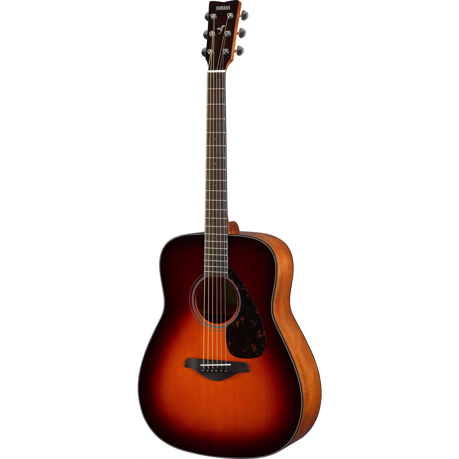 YAMAHA - FG800J - Guitare Acoustique - Dos et éclisses Nato / Acajou - Brown Sunburst