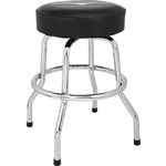 FENDER - Fender™ Custom Shop Chevron Logo Barstool, Black / Chrome, 24''