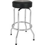 FENDER - Fender™ Tabouret de bar Custom Shop avec logo Chevron, Black / Chrome - 30''