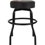 FENDER - Fender™ Guitars & Amps Pick Pouch Barstool, Black / Black, 24''