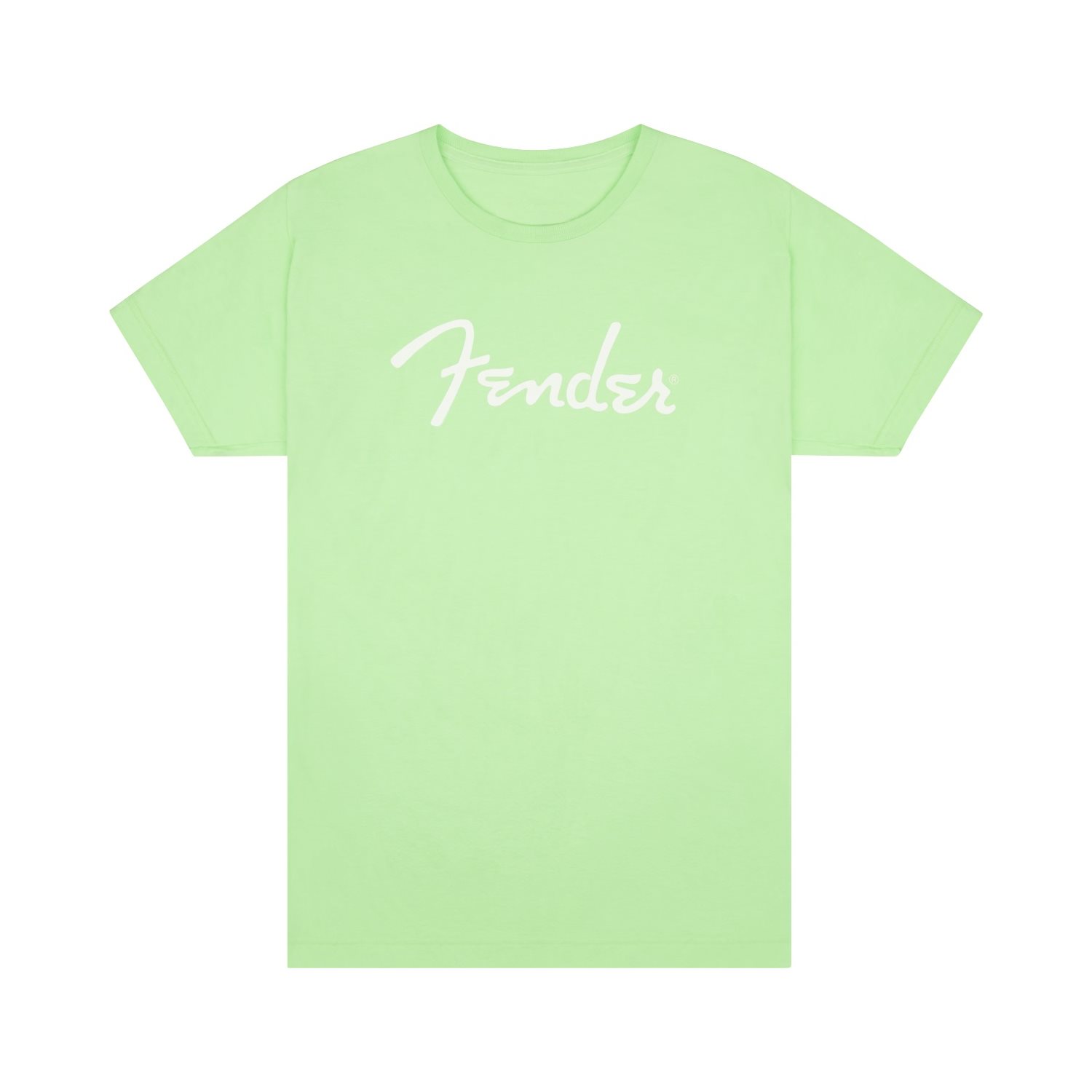 FENDER - Spaghetti Logo T-Shirt, Surf Green - XXL