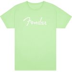 FENDER - Spaghetti Logo T-Shirt, Surf Green - XXL