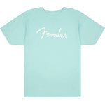 FENDER - Spaghetti Logo T-Shirt, Daphne Blue - XXL