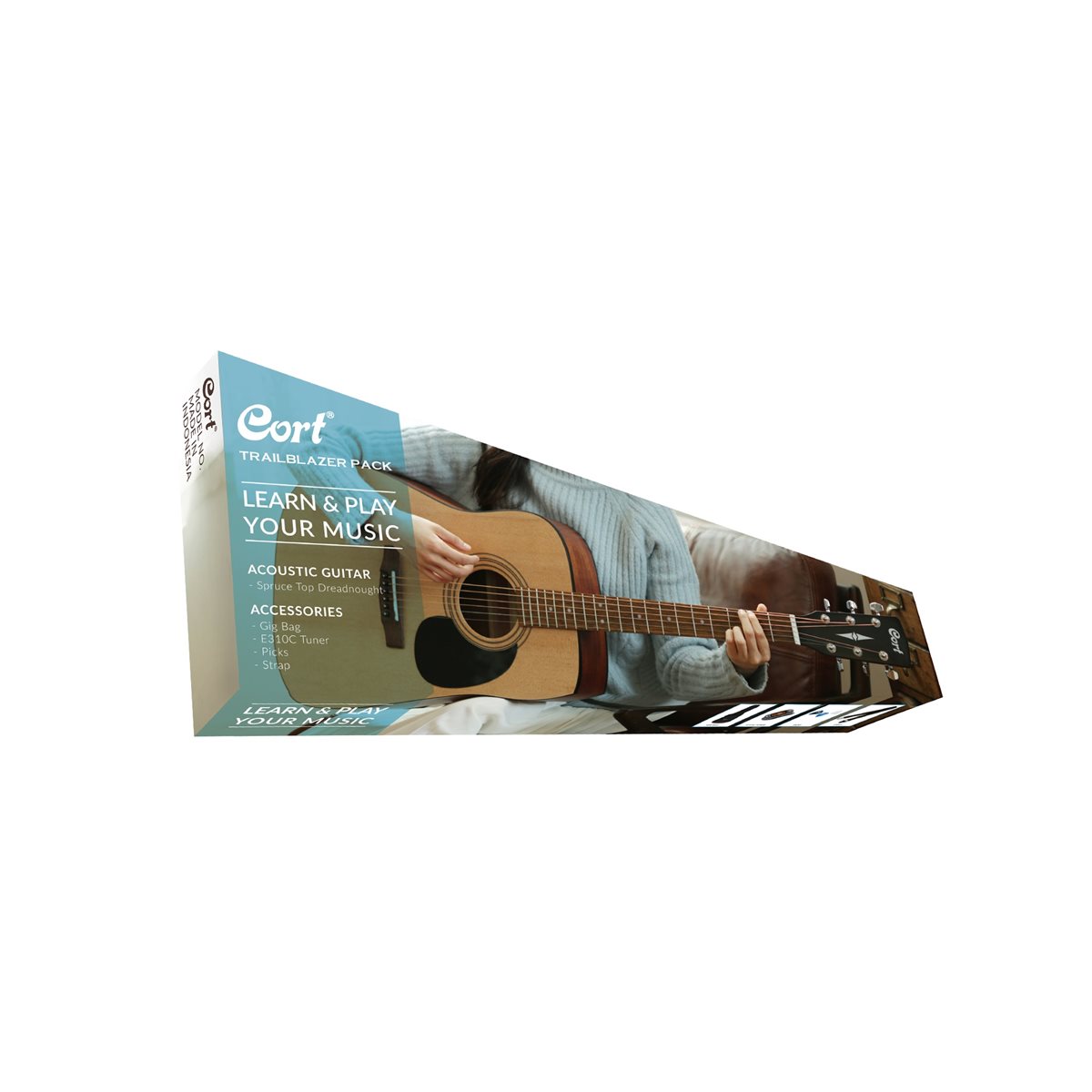 CORT - Trailblazer Pack - kit de départ de guitare acoustique
