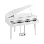 YAMAHA - CLP865GP - Piano à queue numérique Clavinova - Blanc poli