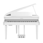 YAMAHA - CLP865GP - Piano à queue numérique Clavinova - Blanc poli