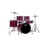 MAPEX - Ensemble de batterie Comet 5 pièces (20,10,12,14,SD) avec cymbales et quincailleries - Infra Red