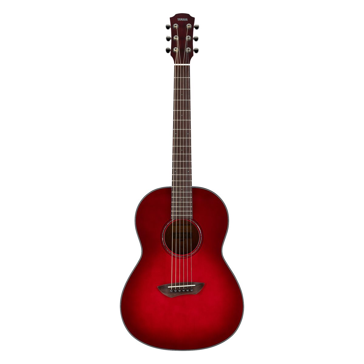 YAMAHA - CSF1M SOLID TOP PARLOR - CRIMSON RED BURST