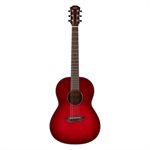 YAMAHA - CSF1M SOLID TOP PARLOR - CRIMSON RED BURST