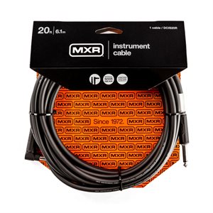 MXR - DCIS20R - Standard Straight to Right Angle Instrument Cable - 20ft