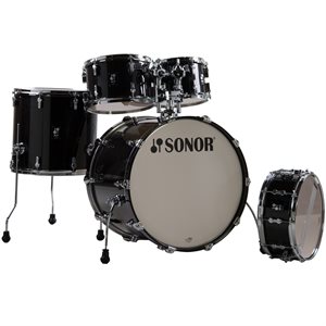 SONOR - AQ2 STUDIO 5-PIECE SHELL PACK - TRANSPARENT STAIN BLACK