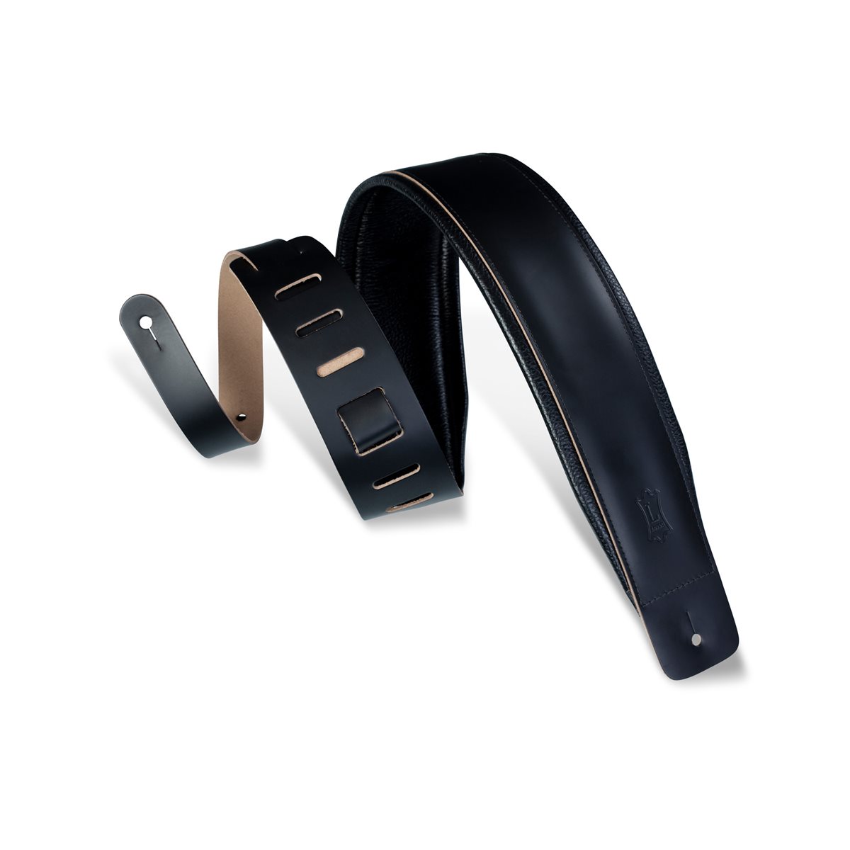 LEVY'S - DM1PD-BLK - LEATHER Strap 