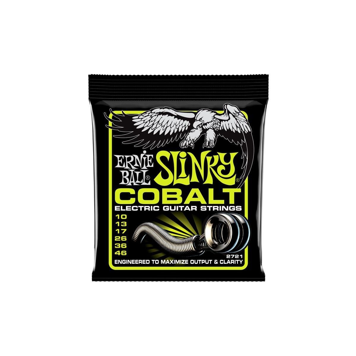 ERNIE BALL - CORDES GUITARE ÉLECTRIQUE - COBALT - 10-46