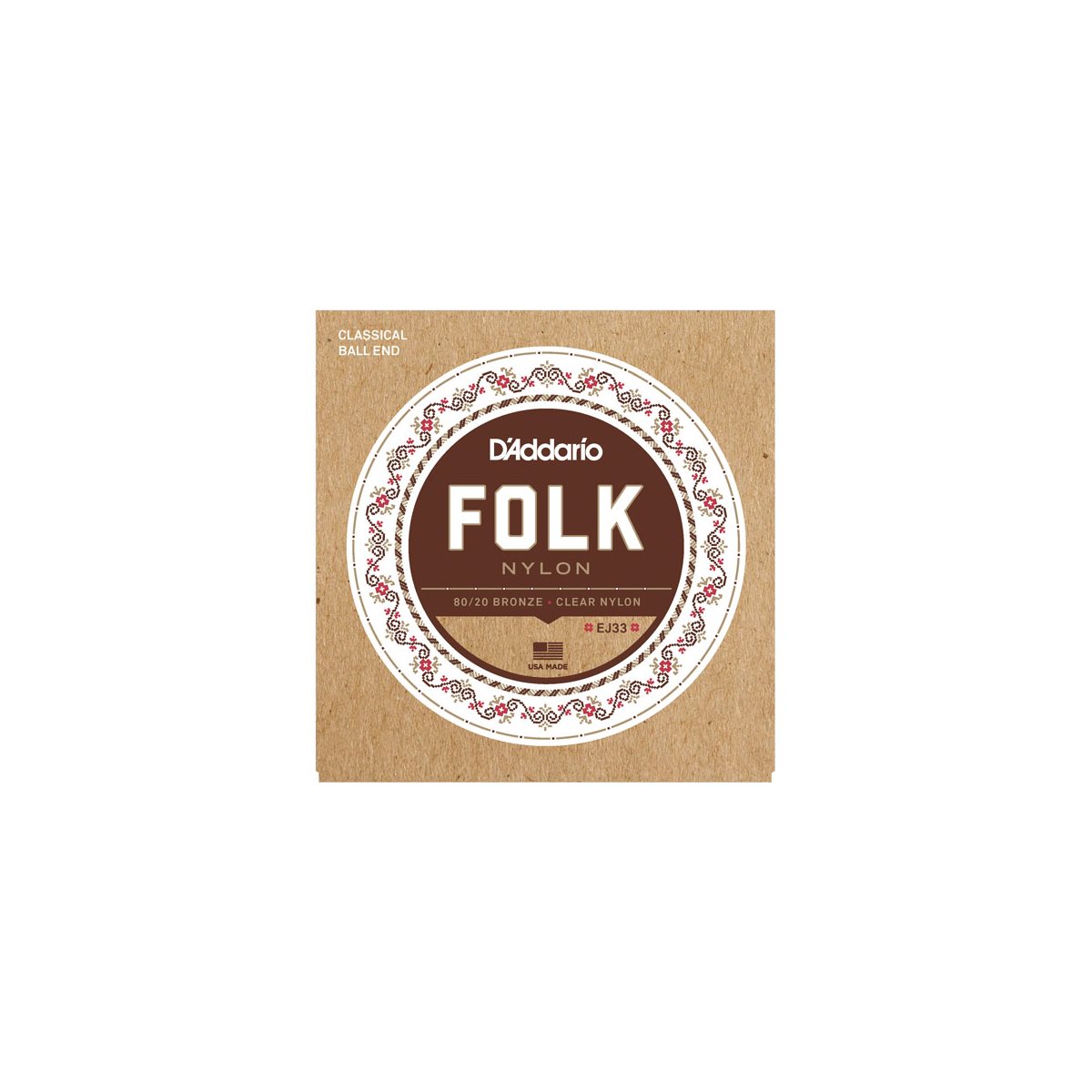 D'ADDARIO - EJ33 - Classical guitar strings - Folk