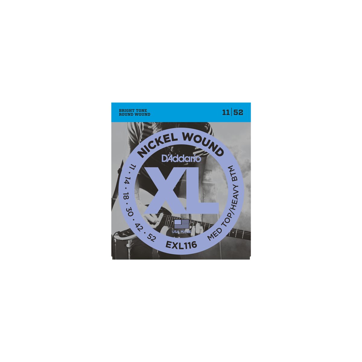 D'ADDARIO - EXL116 - electric guitar strings - 11-52