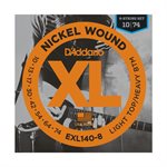 D'ADDARIO - EXL140-8 - electric guitar strings - 8 strings - 10-74