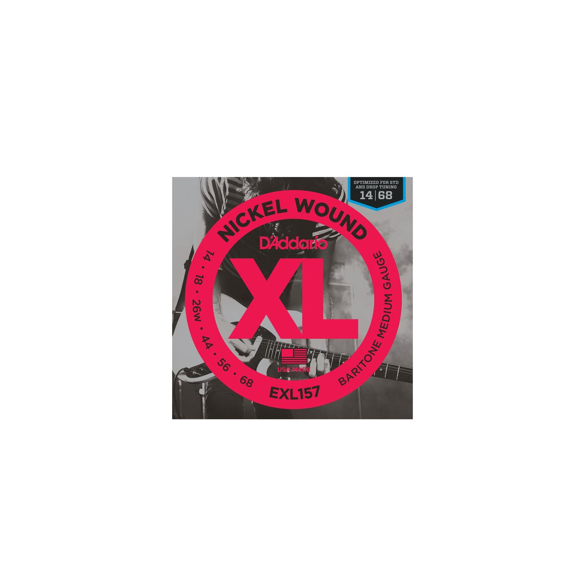 D'ADDARIO - EXL157 - electric guitar strings - 7 strings - 14-68