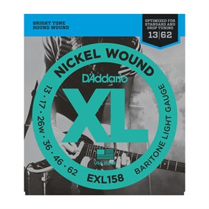 D'ADDARIO - EXL158 - electric guitar strings - 13-62