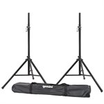 GEMINI - ST-PACK - 2 TRIPOD SPEAKER STANDS WITH CARRY BAG