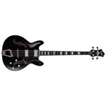 HAGSTROM - VIKB-BLK - 4 cordes - Viking Model - basse Electrique - noir brillant