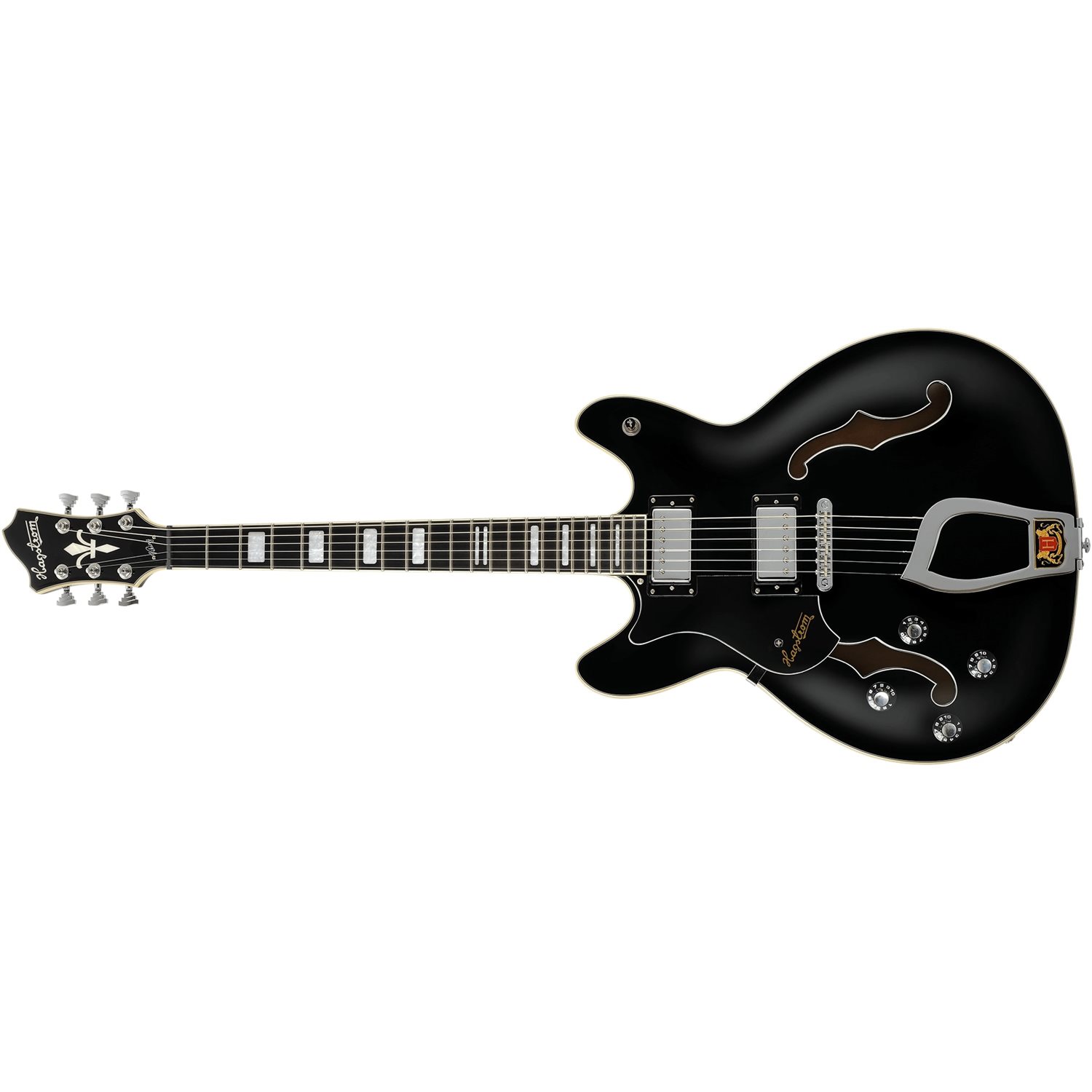 HAGSTROM - VIK-L-BLK - guitare Viking® - 6 Corde - Gaucher - Noir