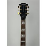 GRESTCH - G5191BK Tim Armstrong Signature Electromatic® Hollow Body, Gold Hardware - gauchère - Flat Black - Y2022 - n / s : KS21123384