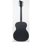 JAY TURSER - JTA54F-LX-BLACK - Full-Size Folk HPL Acoustic Guitar - Quilted Satin Black