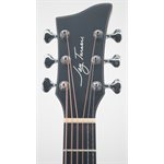 JAY TURSER - JTA54F-LX-BLACK - Full-Size Folk HPL Acoustic Guitar - Quilted Satin Black