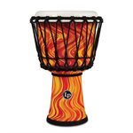 LP - LP1607OM - DJEMBE CERCLE ACCORDÉ PAR CORDE avec peau de 7 POUCES - Orange Marble