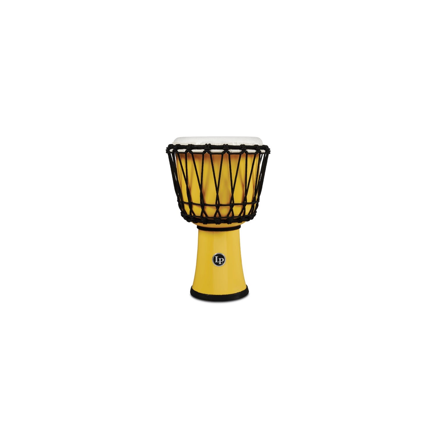 LP - LP1607YL - 7-INCH ROPE TUNED CIRCLE DJEMBE WITH PERFECT-PITCH HEAD - yellow