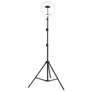 CAD - LS3 - 10'' LIGHT RING WITH TELESCOPING TRIPOD STAND AND PHONE HOLDER