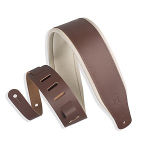 LEVY'S - M26PD-BRN_CRM - Padded Two-Tone Leather - BROWN