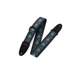 LEVY'S - M8HT-04 - Guitar Strap 2'' Floral Blue & Yellow motif