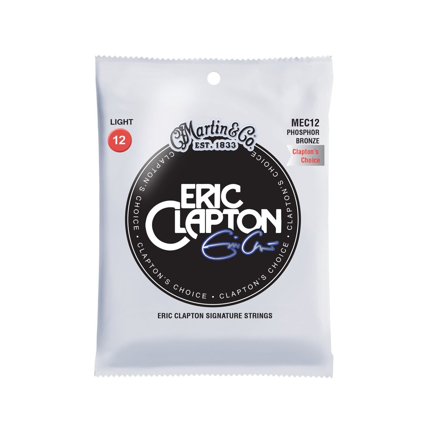 MARTIN - MEC12 - Cordes de guitare Eric Clapton - bronze phosphoreux - 12-54