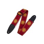 LEVY'S - MPJG-SUN-RED - Guitar Strap - Red