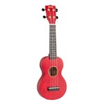 MAHALO - Slimline Series Soprano Ukulele - Transparent Red