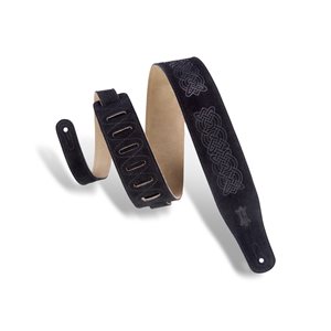 LEVY'S - MS26CK-BLK - LEATHER / SUEDE Celtic Strap