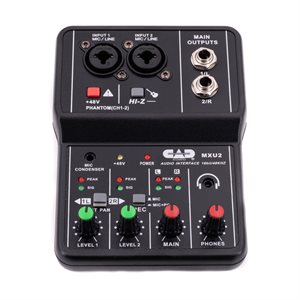 CAD - MXU2 - 2 CHANNEL MIXER WITH USB INTERFACE