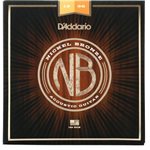 D'ADDARIO - NB1256 - cordes de guitare acoustique - Nickel Bronze - Light Top  /  Medium Bottom Set - 12-56