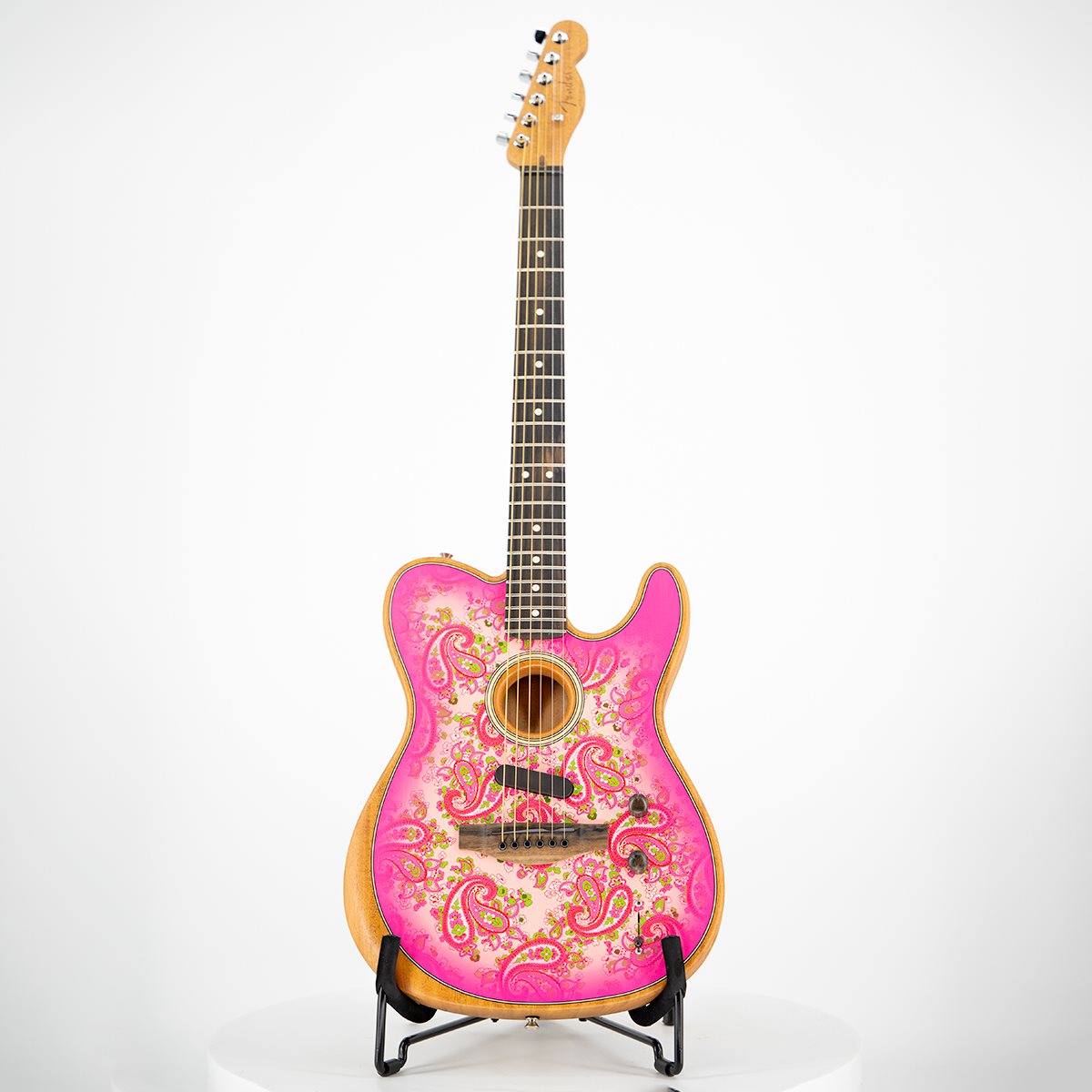 FENDER - Pink Paisley Telecaster Acoustasonic - édition limité