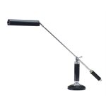 HOUSE OF TROY - PLED192-627 - Counter Balance Polished Brass and Black Marble LED Piano / Desk Lamp