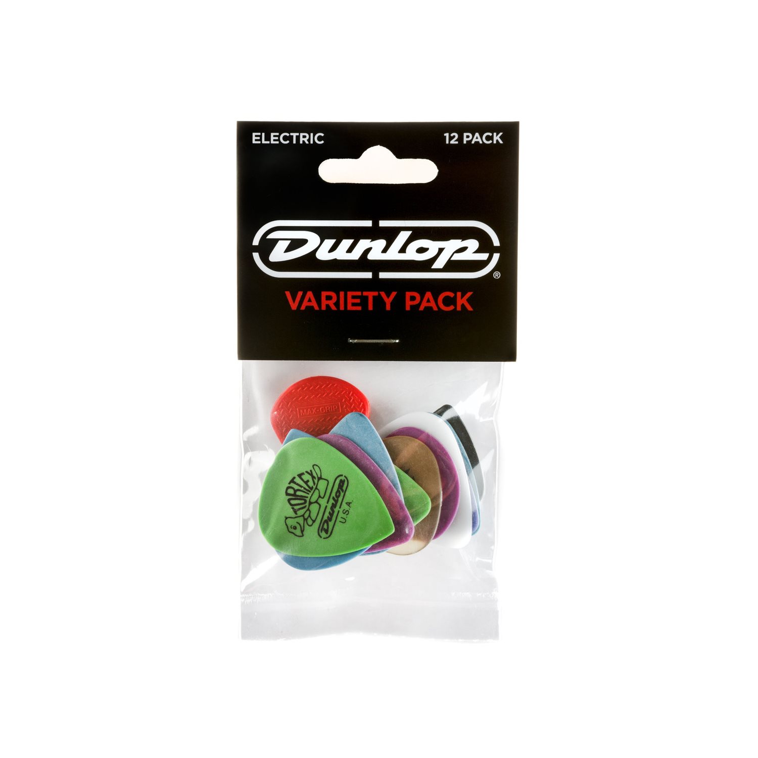 DUNLOP - PVP113 - ELECTRIC PICK VARIETY PACK - ensemble de 12 pick