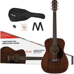 FENDER - CC-60S Guitare de concert - Pack - Acajou