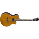 YAMAHA - APX600FM Acoustique Électrique w / Cutaway - Flame Maple Amber