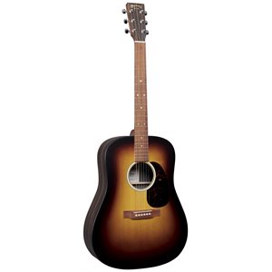 MARTIN - D-X2E Top épinette de Sitka, HPL Macassar - Guitare Acoustique / Électrique - Burst