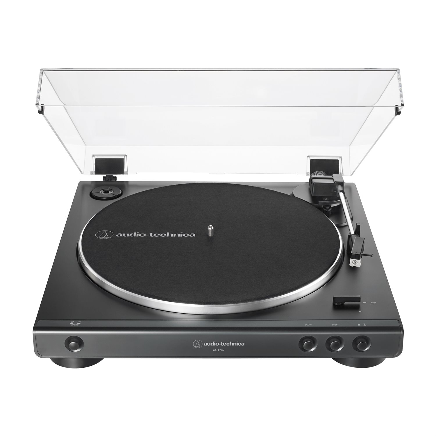 AUDIO TECHNICA - AT-LP60X-GM - Tourne-disques stéréo entièrement automatique à entraînement par courroie